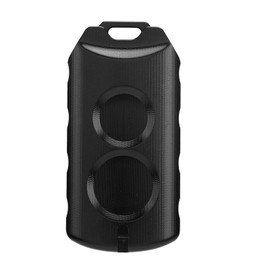 Motorcycle Key Case: Aluminum Alloy Key Fob Protector Cover for Yamaha Xmax 125 250 300 400 Nmax Nvx 155 Aerox (black)