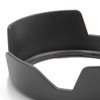 vhbw Plastic Lens Hood/Lens Shade black for Camera Lens Canon