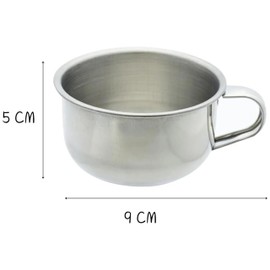 Elite Beauty Tools & Products Elite Beauty Tools & Products Shaving Soap Bowl, Shaving Bowl, Soap Dish, Shaving Mug with Handle to Make Cream for Shaving, Gift for Men