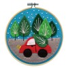 Felt Applique 6" CAR Scene
