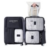 Natiform 7-Piece Label Pouch Travel Storage Luggage Organizer Bag