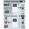 Hoyromany Bluetooth Transmitter Receiver for Airplane Travel TV Car, OLED