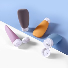 4-Piece Refillable Empty Bottle Set for Camping, Travel, Gym & Various Liquids 4-Piece Set 2ea