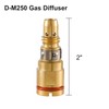 Welding Knight MIG Welding Gas Diffuser D-M250 for Miller MDX