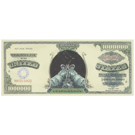 American Art Classics Set of 100-Zodiac Gemini One Million Dollar Bill