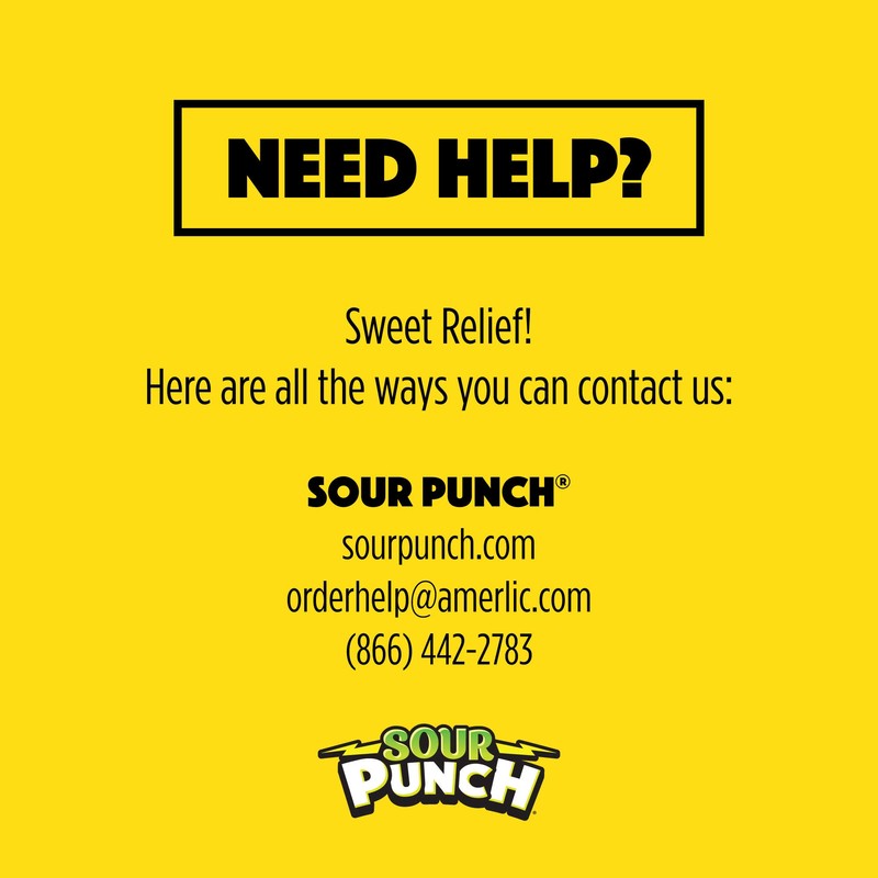 Sour Punch Straws, Sweet & Sour Flavored Soft, Chewy Candy,