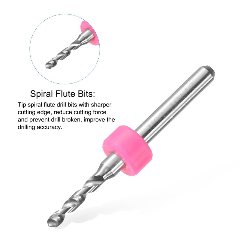 sourcing map PCB Drill Bits 2.1mm Tungsten Carbide Rotary Tool