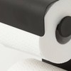 Sealskin Brix Toilet Roll Holder, Metal, Black, 11.6 x 25.5