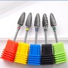 Pack of 5 Tungsten Carbide Nail File Bits, Nail Drill