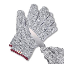 FENDITEK BBQ Cut Resistant Gloves, Working Safety Gloves for Oyster Shucking，Fishing, Kitchen Cut Proof，Cooking,Knife Protection (Large（2 pair）)