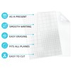 Dry Erase Film Whiteboard Wall Sticker-6 Sheets Self-Repositionable Dry Erase