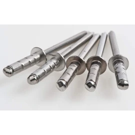 GESIPA 50 x steel blind rivets, diameter 4.8 x 15.0 mm, PolyGrip, rivetable material thickness: 6.0-11.0 mm, rivets in industrial quality, buy hollow rivets from the professionals of blind rivet technology