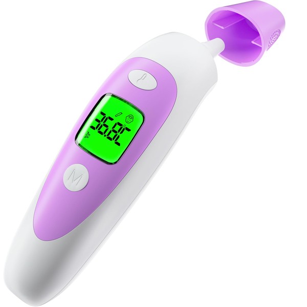 Baby Thermometers for Adults and Kids: AILE Temperature Thermometer CE Approved UK Digital Thermometer Ear Thermometer for Children 3-in-1 Mode Forehead Thermometer Test Baby Room Thermometer Gun