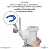 Drain Line Adapter (DLA) with 3/8-inch Quick Connect Fitting for