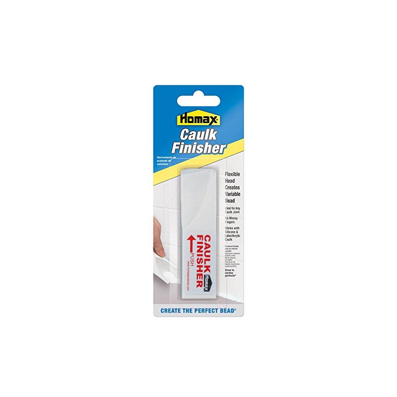 Homax Caulk Finisher, White, Perfect Bead Caulk Tool