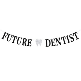 Future Dentist Banner, Congrats RDH, Holy Molar You Did It, 2025 Dental School Graduation Party Decorations Supplies