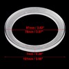 MACHSWON 2Pcs Car Speaker Spacer Ring Mounting Spacer Plate Transparent