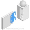 Bitray Wood Bed Plates Wood Bed Rail Hook Plates for