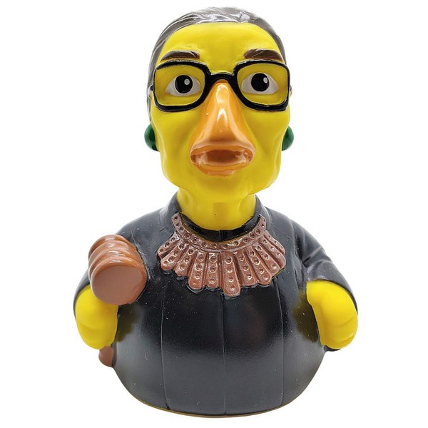 CelebriDucks Notorious RB GINS-Bird aka Dissent Duck - Premium Bath Toy Collectible - Political Themed - Perfect Present for Collectors, Celebrity Fans, Music, and Movie Enthusiasts