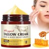 Rindertalg für Haut, Beef Tallow Creme, Bio Beef Tallow Skincare,