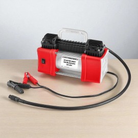 Pittsburgh 12V Battery-Direct Tire Inflator with LED Light Tire Air Inflator Pump 120 PSI