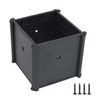Myard Post Protectors with Screws for 4x4 Inches (Actual 3.5X3.5)