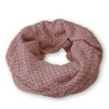 Soul-Cats 1 Crinkle Loop Scarf with Polka Dots, pink