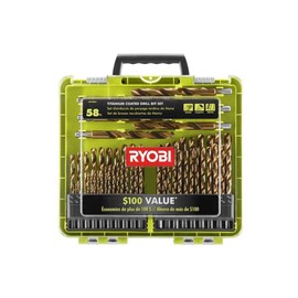 Titanium Coated Drill Bit Set (58-Piece)