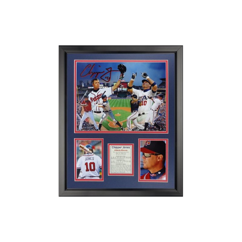 Legends Never Die Chipper Jones - Collage Framed Photo Collage,