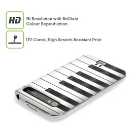 Head Case Designs Piano Keys Soft Gel Case Compatible With BlackBerry Leap