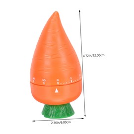 Mikinona Cute Timer Mechanical Countdown Alarm Reminder Fun Gadget for Cooking Baking Study and Classroom Use User Friendly Wind Up Design