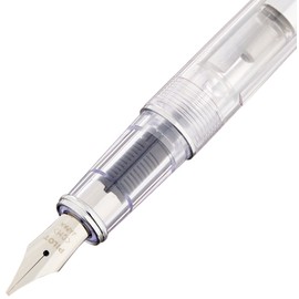 Pilot Prera Iro-Ai Calligraphy-Nib Fountain Pen, Transparent Red Body (FPRN-350R-TRCM)