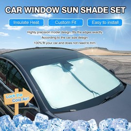 T TGBROS Sunshade for 2021-2025 Volkswagen ID.4 Crozz Windshield Side Rear Window Full Set Custom Fit Car Privacy Sun Shades Foldable Blocks UV Rays Keeps Your Vehicle Cool 8PCS