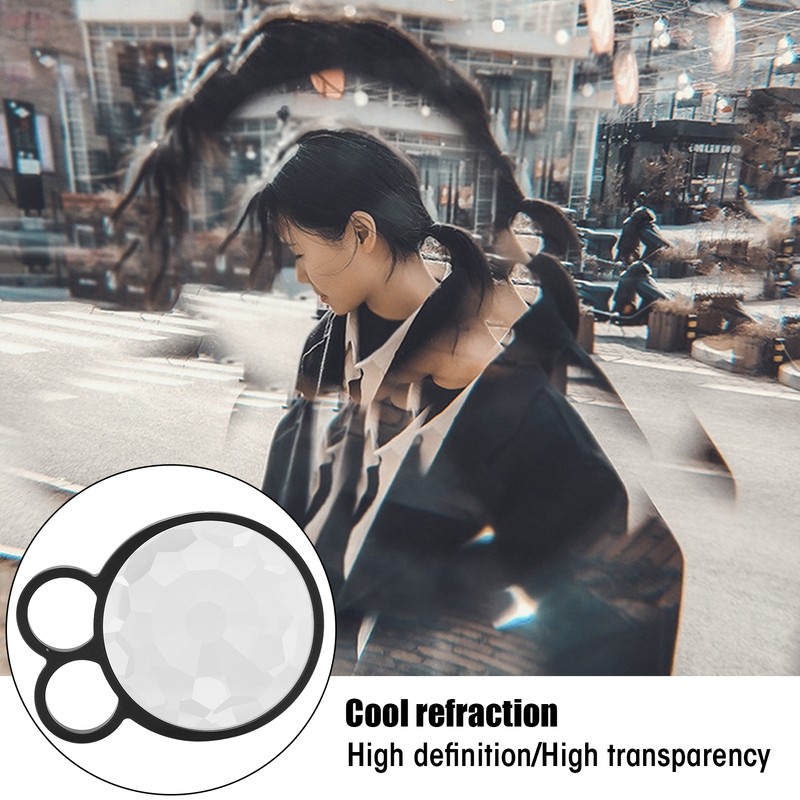 Handheld Camera Filter 77mm Kaleidoscope Special Effects Lens Photography Accessories