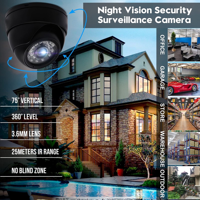 ELP 2 Megapixel USB Dome Camera with CMOS IMX323 Sensor,