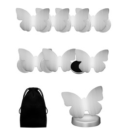 LUNEKUCK Pack of 8 53 g Tablecloth Weights for Outdoor Use Extra Heavy Tablecloth Weights Table Cloth Weights Magnets for Tablecloths Stainless Steel Tablecloth Weights Tablecloth Clip (Butterfly)