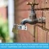 NUSET 2895-3 Water Faucet Lock - Water Spigot Lock for