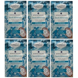 Dresdner Essenz Sea & Minerals Body Scrub 6 x 50 g Pack of 6