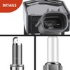 A-Premium Set of 4 Ignition Coil Pack and Iridium Spark