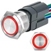 15 Amp 22mm 5/8" Momentary Push Button Switch 24V DC/AC