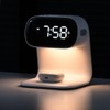 3in1 Multi-Functional Wireless Charging Alarm Clock Smart Night Light Qi