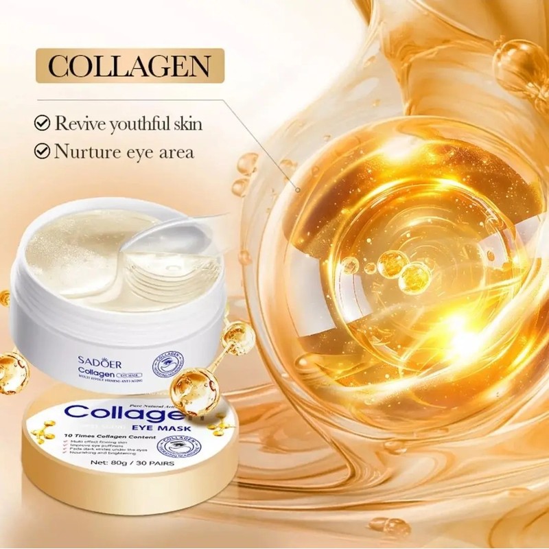 Bioaqua Parches Hidrogel Antiojeras Antiarrugas Cobre Azul