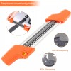 Unbranded 2PCS 2 IN 1 Easy Chainsaw File Chain Sharpener