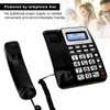 ASHATA Corded Telephone, Wired Telephone with Speaker Voice Recorder and