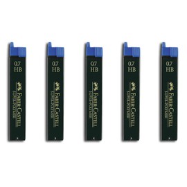 Faber-Castell 120700 Fine Leads 0.7 mm HB (5)aa