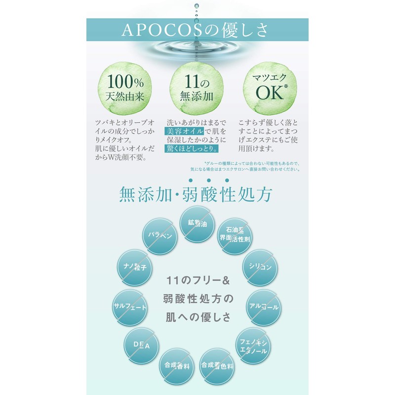 Apocos Additive-Free Cleansing Balm, Makeup Removal, Pores, Blackheads, Sensitive Skin,
