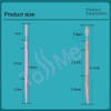 ToSSme® Disposable Plastic Toothpicks Dental Picks Portable Travel toothpicks Practical
