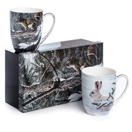 Robert Bateman Woodland Animals Fine Bone China Set of 2 Mugs