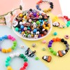 Kovict 100Pcs 12mm 15mm Dog Focal Silicone Beads for Keychain