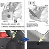 Vesul Retractable Cargo Cover Compatible with Jeep Grand Cherokee L
